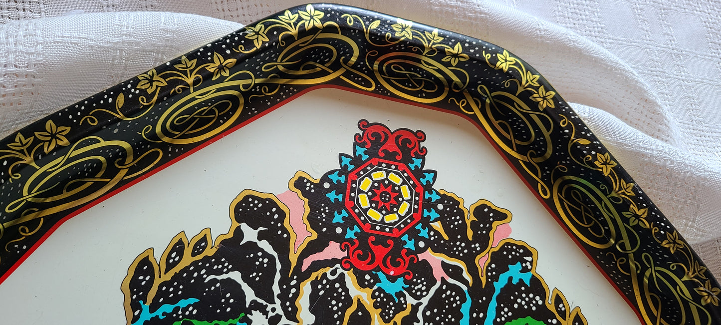 VINTAGE Daher Metal Serving Tray