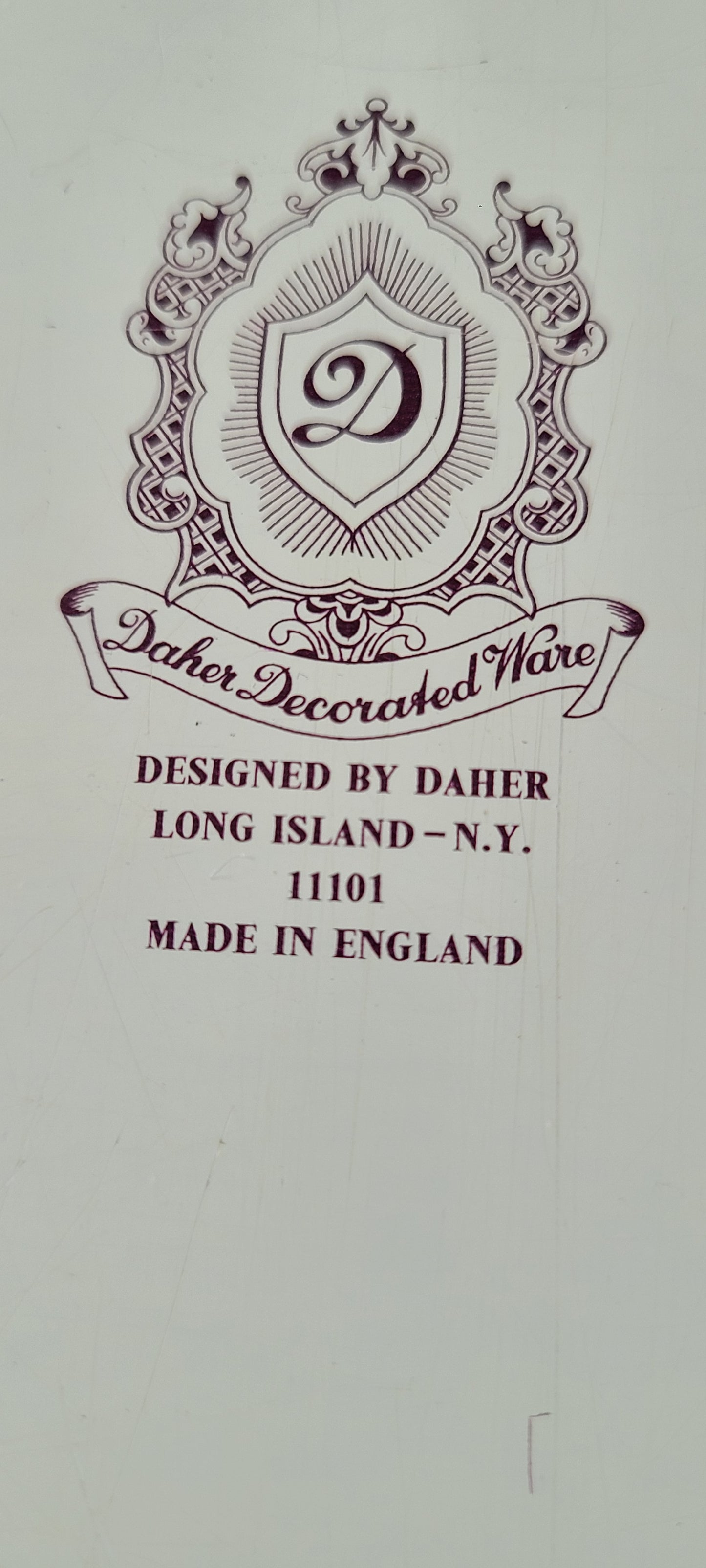 VINTAGE Daher Metal Serving Tray