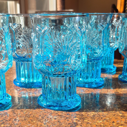 VINTAGE Pilgrim Glass Co. "Adams" Set of 8 (Eight)