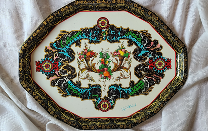 VINTAGE Daher Metal Serving Tray