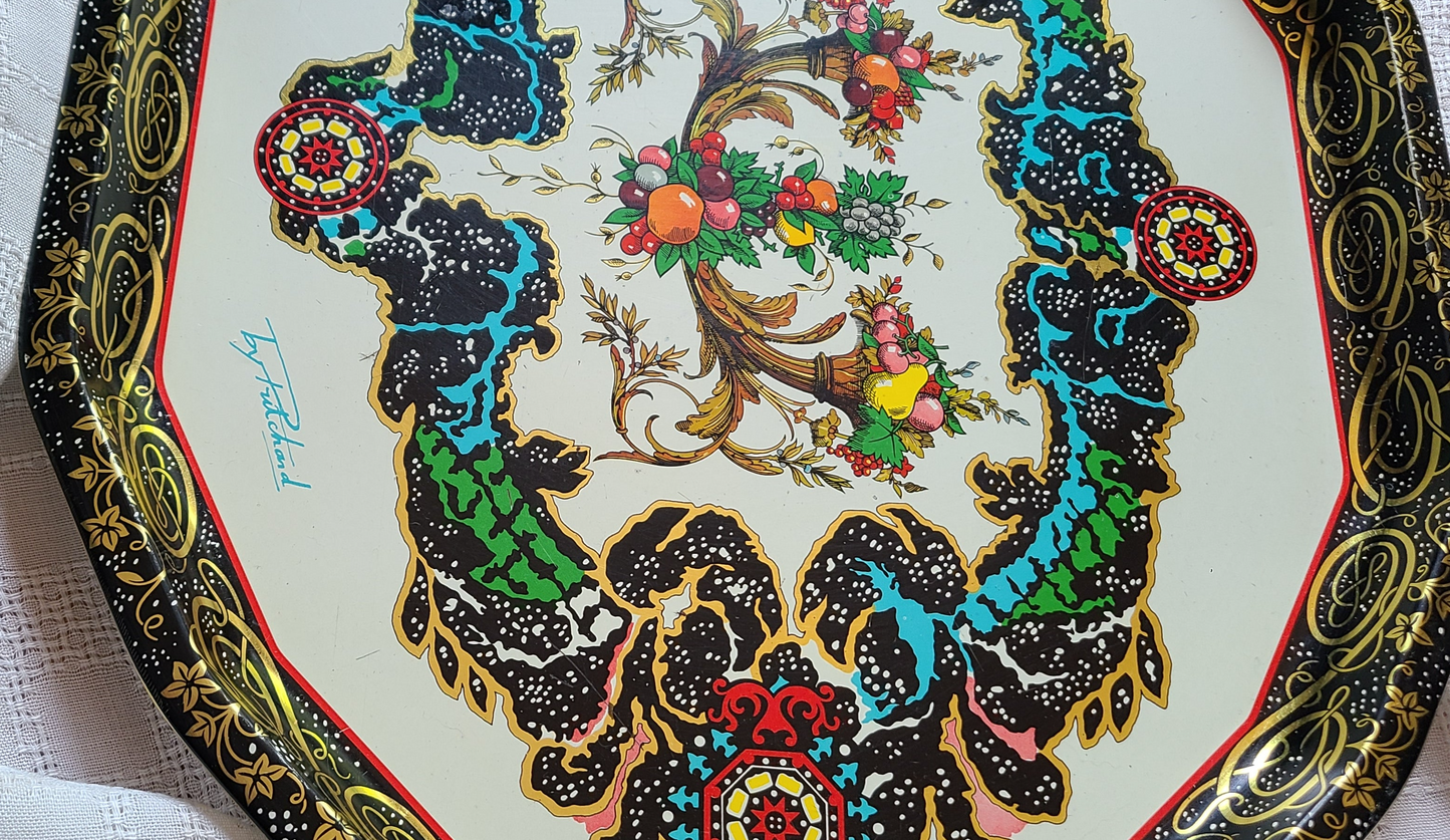 VINTAGE Daher Metal Serving Tray
