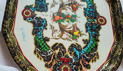 VINTAGE Daher Metal Serving Tray