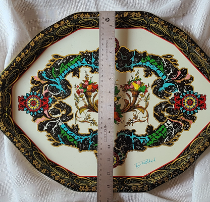 VINTAGE Daher Metal Serving Tray