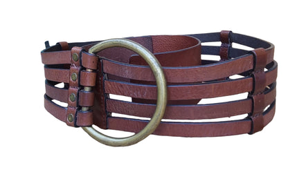 Banana Republic Brown Leather Hip Belt | Size Medium