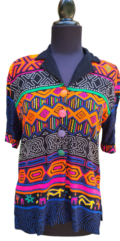 VINTAGE ESSAY PETITES Blouse | Size Small
