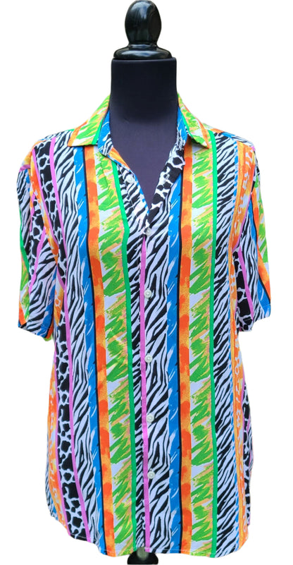 Men's Tribal Print Shirt | Size Small