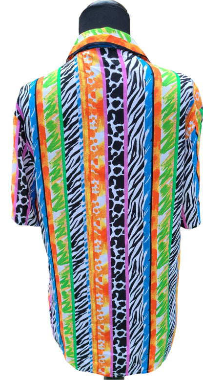 Men's Tribal Print Shirt | Size Small