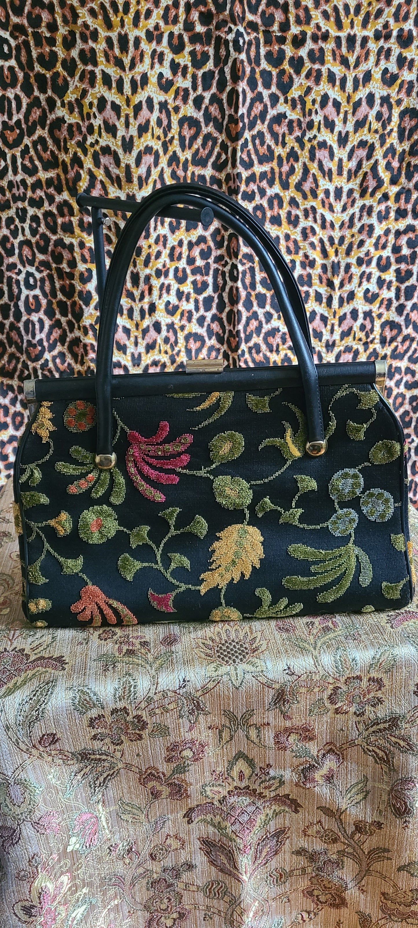 Vintage Empress Tapestry Handbag