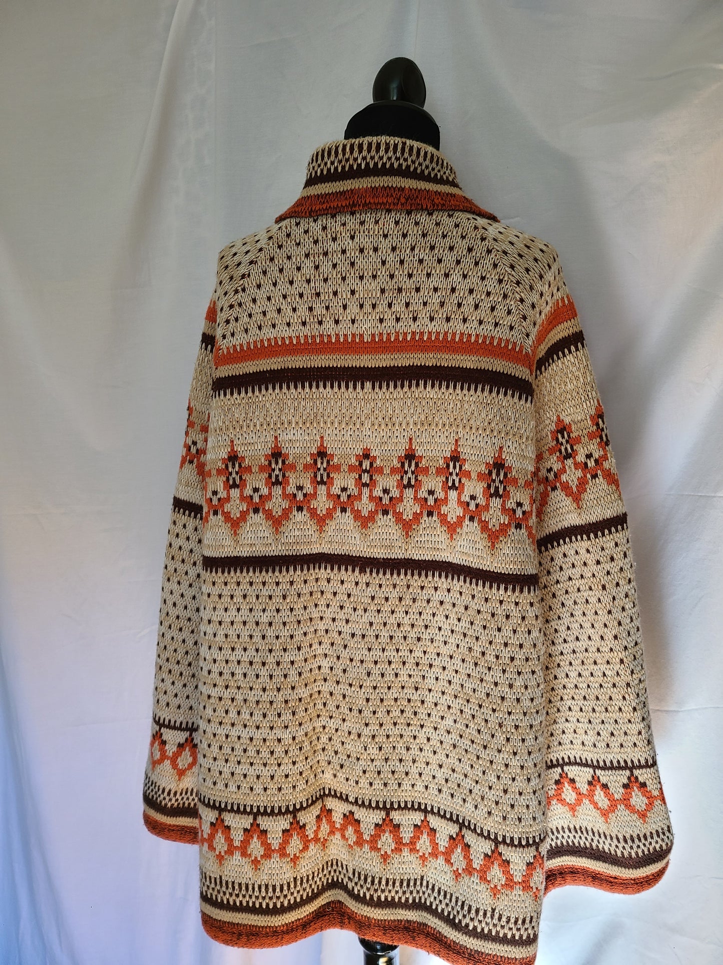 Vintage Sweater Cape Poncho