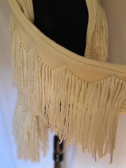 Vici Spruce Fringe Cardigan | Size Medium / Large