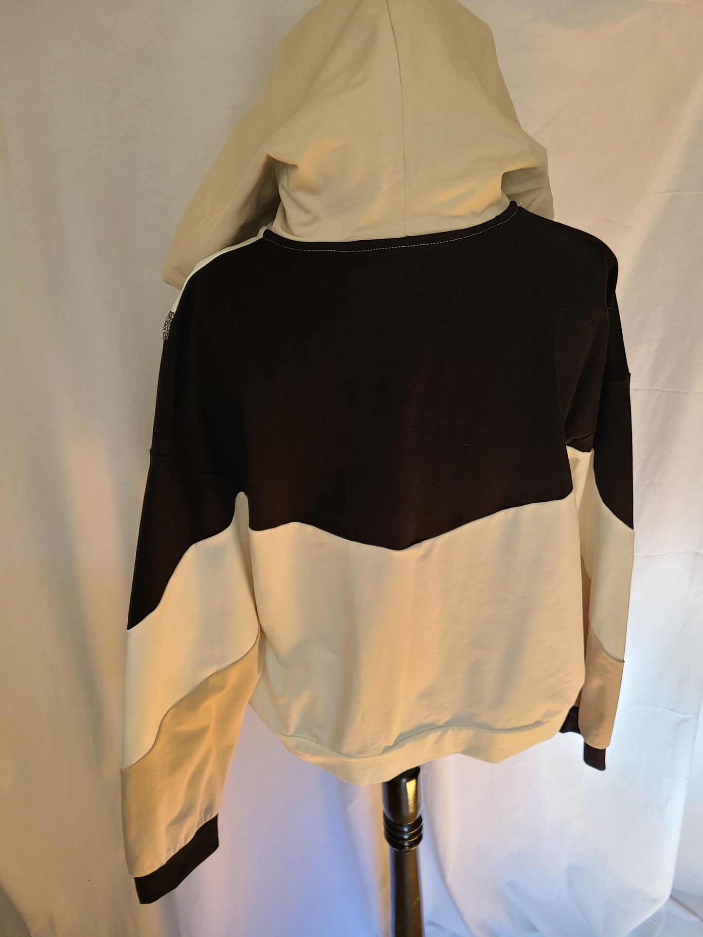 Talk of The Walk Color Block Hoodie | Size XL