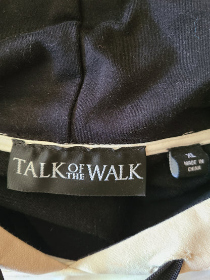 Talk of The Walk 90s Color Block Hoodie | Size XL