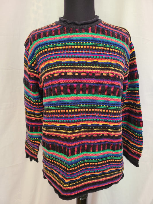 Vintage Rafaella Multicolored Sweater | Size Medium