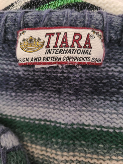 Vintage Tiara International Zip Front Cardigan | Size Medium / Large