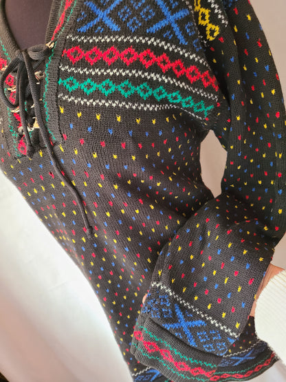 LizWear 90s Tunic Sweater | Size Medium
