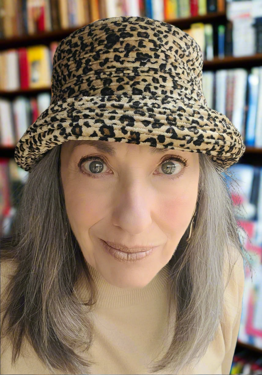 Vintage Leopard Print Hat