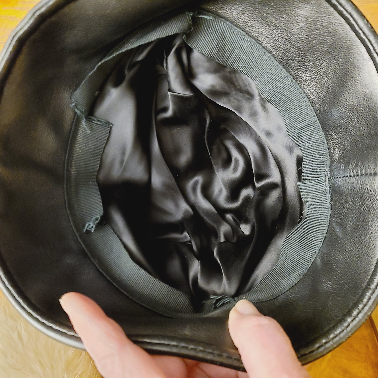 Leather Bucket Hat