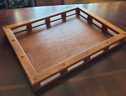 Vintage Dansk Teak Jens Quistgaard Rectangular Captain's Serving Tray