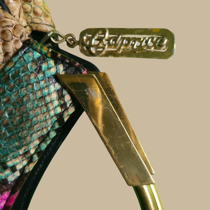 Vintage Caprice Python Handbag