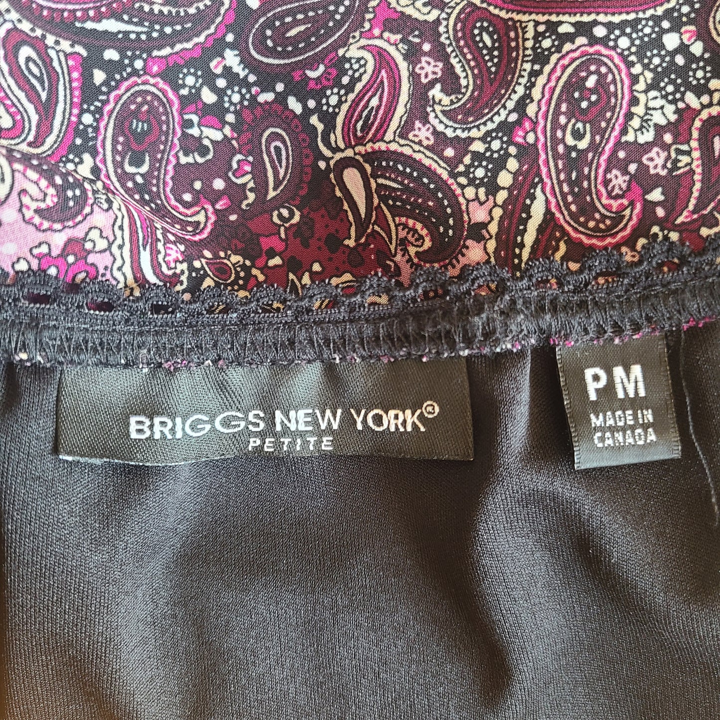 Briggs New York Y2K Ruffle Hem Skirt | Waist  30" Petite Medium