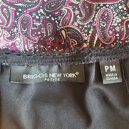 Briggs New York Y2K Ruffle Hem Skirt | Waist  30" Petite Medium