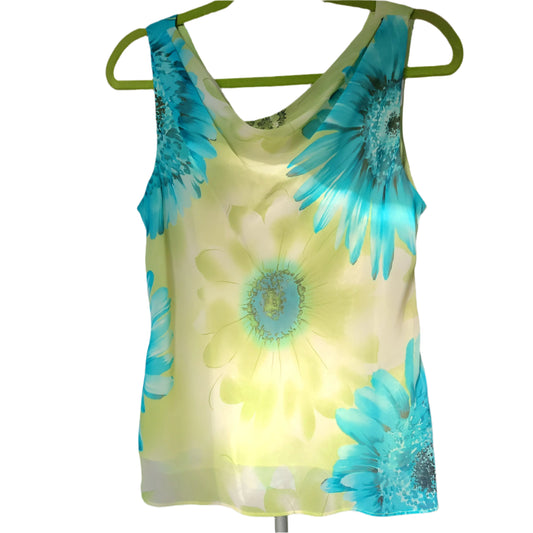 Dress Barn 00's Graphic Daisy Top | Size 10