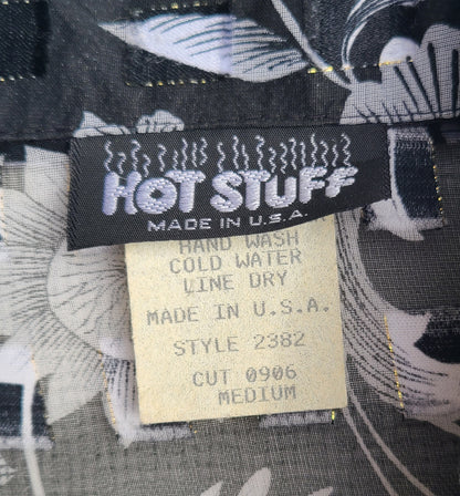 Hot Stuff 90s Sheer Crop Top | Size Medium
