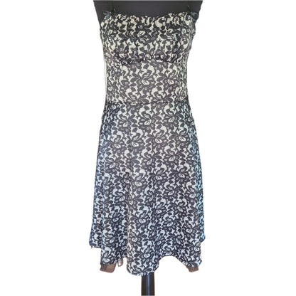 Dressbarn Collection Lace Pattern 90s Dress | Size S