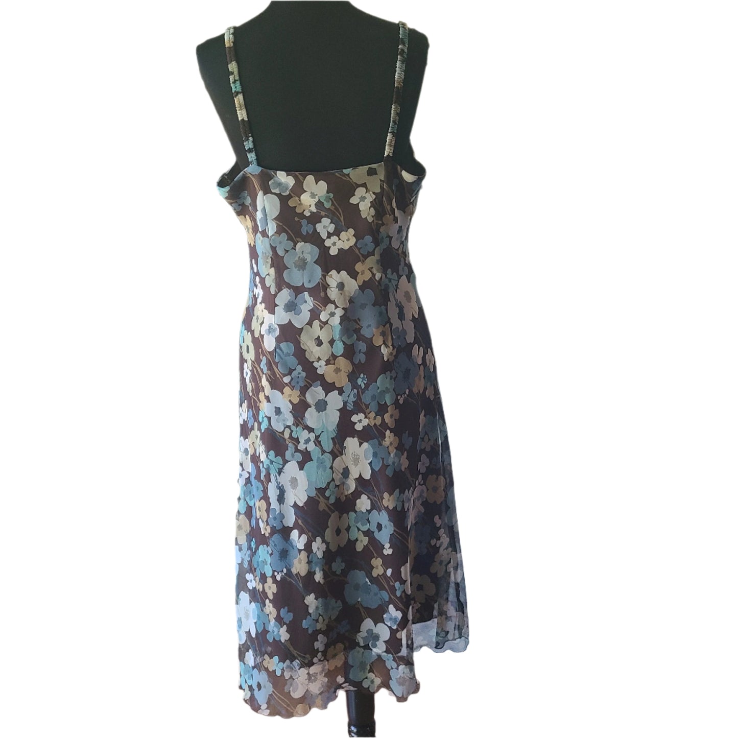 Believe 90s Mesh Overlay Dress | Size Large