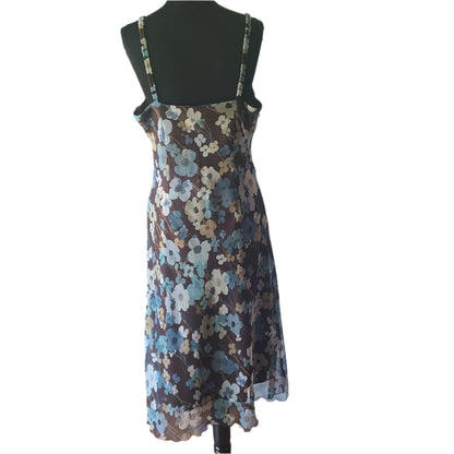 Believe 90s Mesh Overlay Dress | Size Large