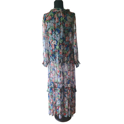 Anthropologie Bohemian Sheer Maxi Dress | Size M