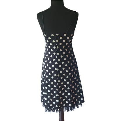 Blondie Nights 90s Polka Dot Mini Dress | Size Small