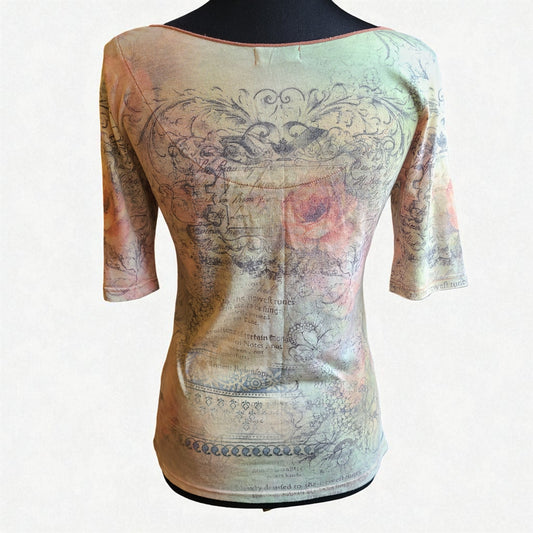 One World 90s Embellished Top | Size M