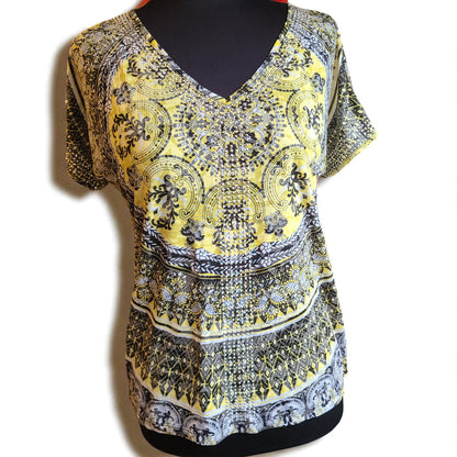INC International Concepts Embellished Top | Size Small