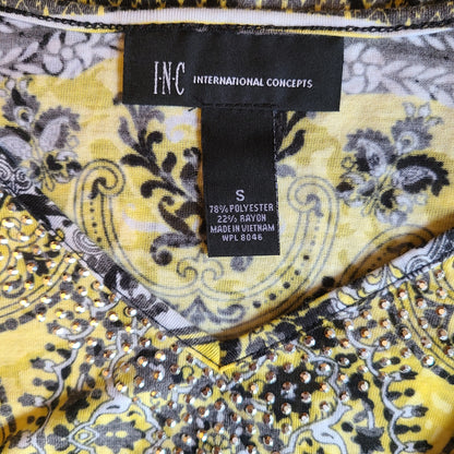 INC International Concepts Embellished Top | Size Small
