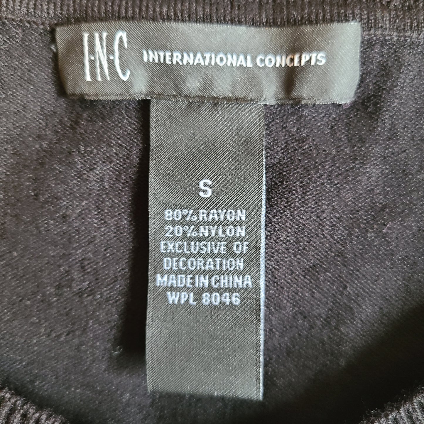 INC International Concepts Embroidered Cardigan | Size Small