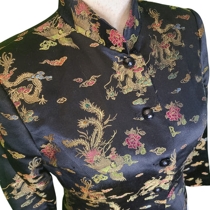 MSK 00'S Asian Vibes Silk Satin Jacket | Size Small