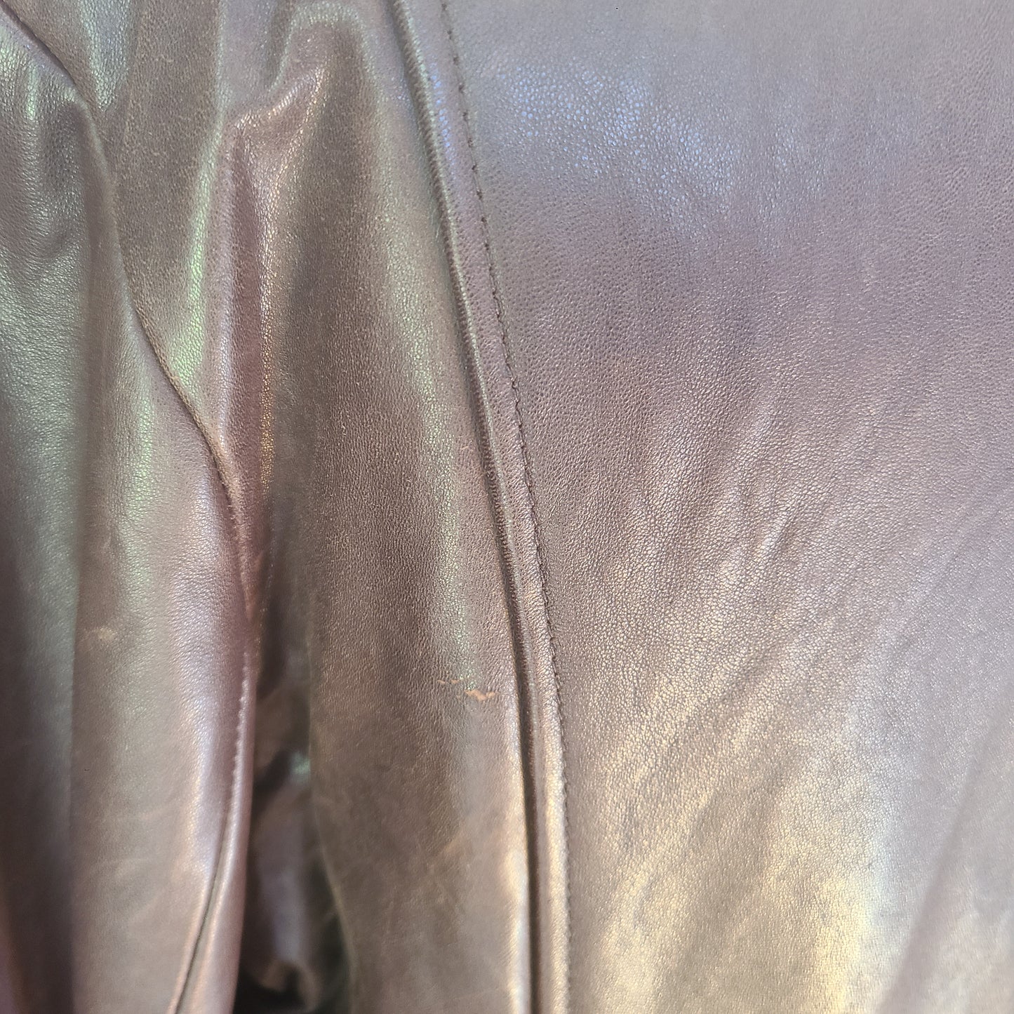 Excelled Condition Dark Brown Leather Coat | Size XL