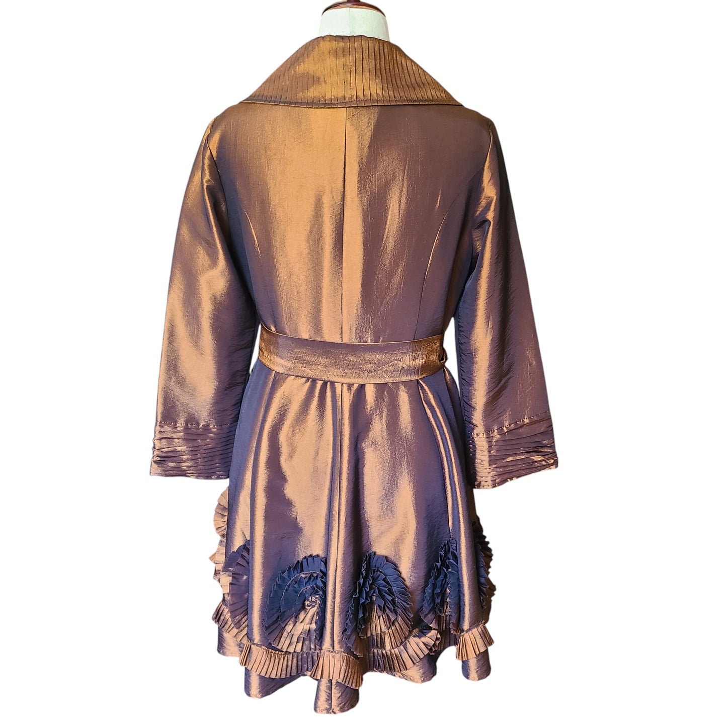 Jerry T 90s Iridescent Bronze Coat | Size Large
