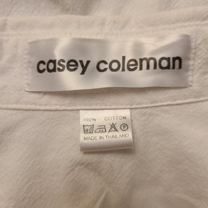 Casey Coleman 90s Cotton Embroidered Shirt | Size Large
