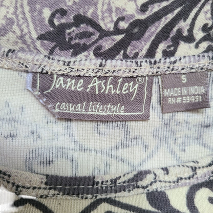 Jane Ashley 90s Tribal Print Top | Size Small