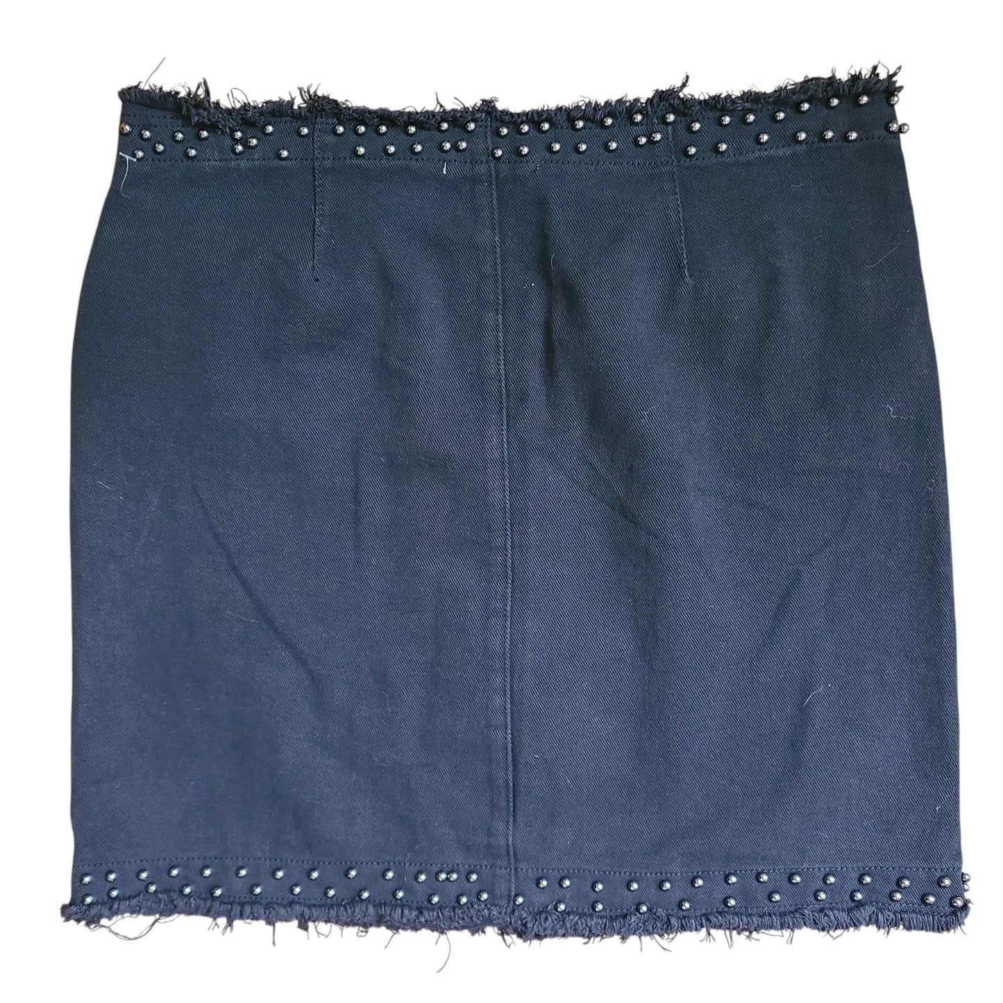 NWOT Dex 00's Studded Black Denim Mini Skirt | Size M