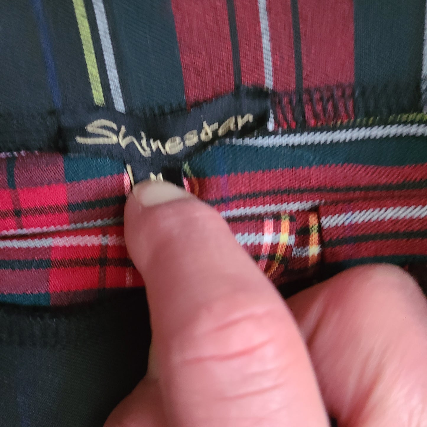 Shinestar 90's Plaid Mini Skirt | Size M