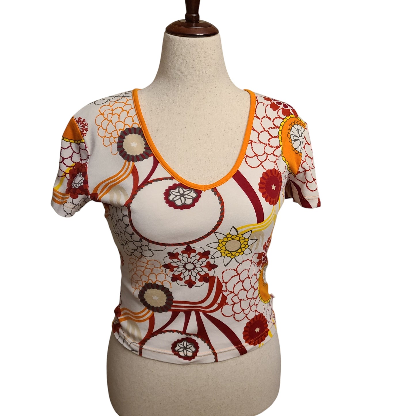 Oliver Euro Print Baby Tee | Size 38 \ US Small