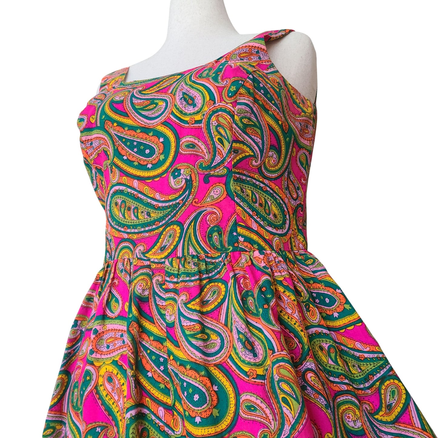 Kahala 50's-60's Neon Paisley Jumpsuit | Size 10