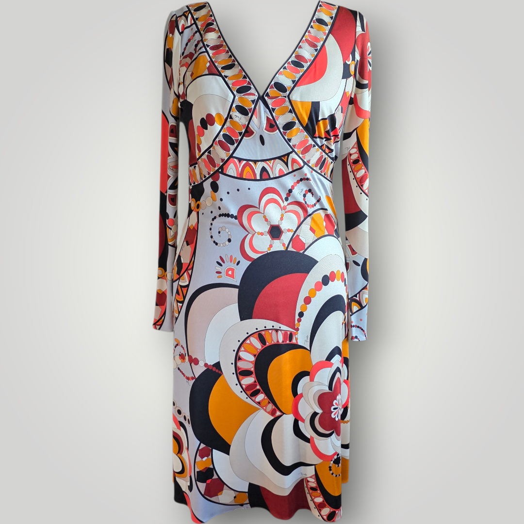 Emilio Pucci Kaleidoscope Silk Dress