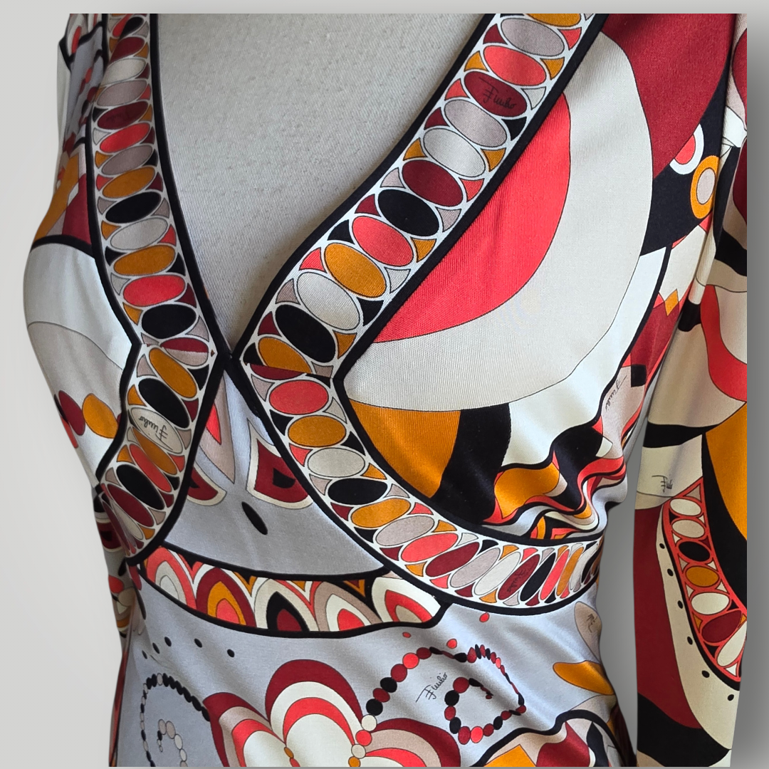 Emilio Pucci Kaleidoscope Silk Dress