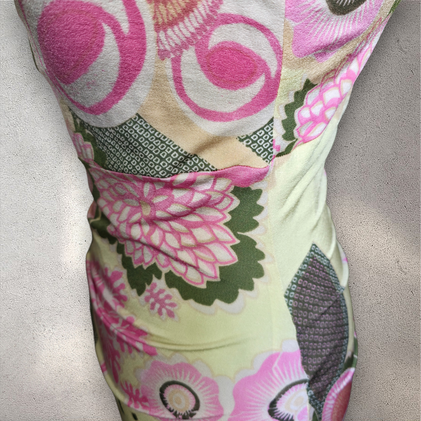 Lida Baday Mod Floral Euro Summer Maxi Dress