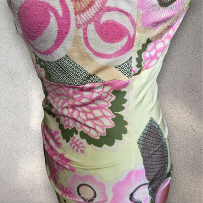 Lida Baday Mod Floral Euro Summer Maxi Dress
