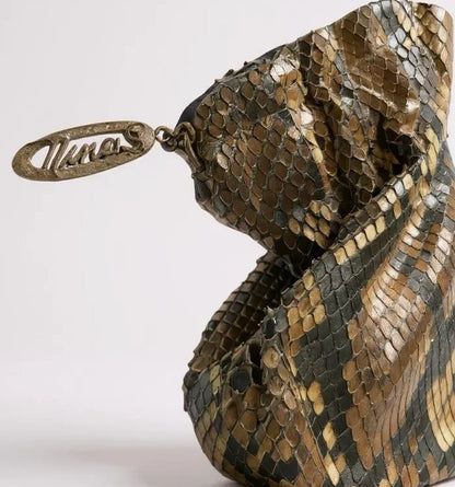 Nina Salvadore Python Mini Shoulder Bag